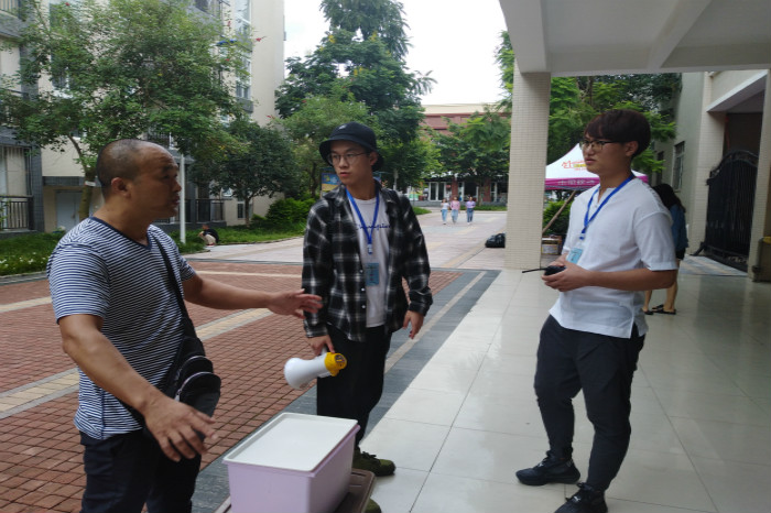 校园文明督导队顺利完成迎接2018级新生执勤工作