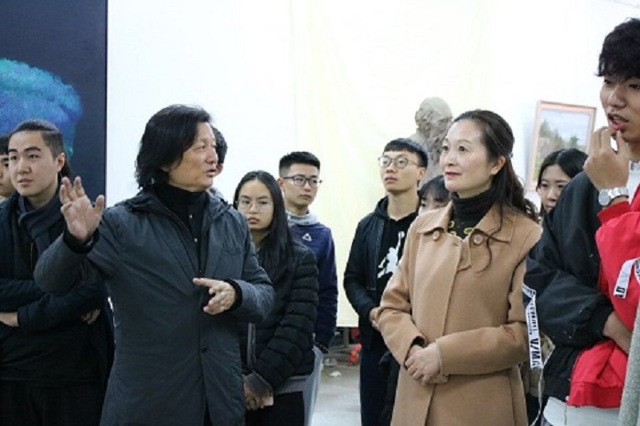 【美术】美术学院举办第三届教师作品展开幕式