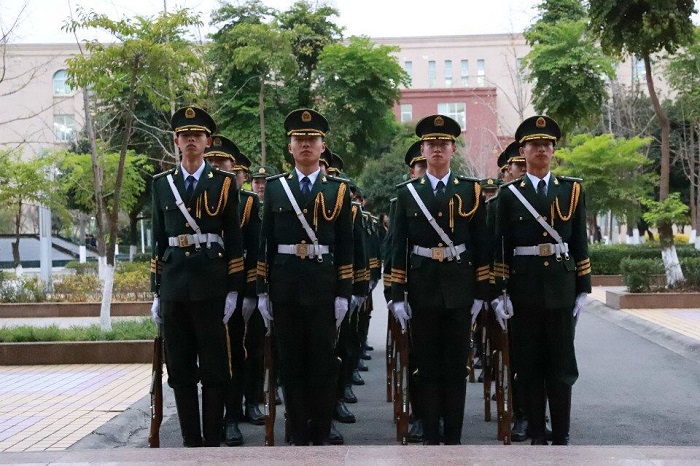 【国护】国旗护卫队顺利完成一二·九合唱礼兵任务