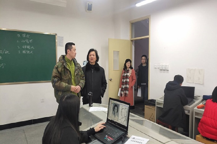 【美术】美术学院开展2018-2019学年度第二学期开学第一课巡查工作