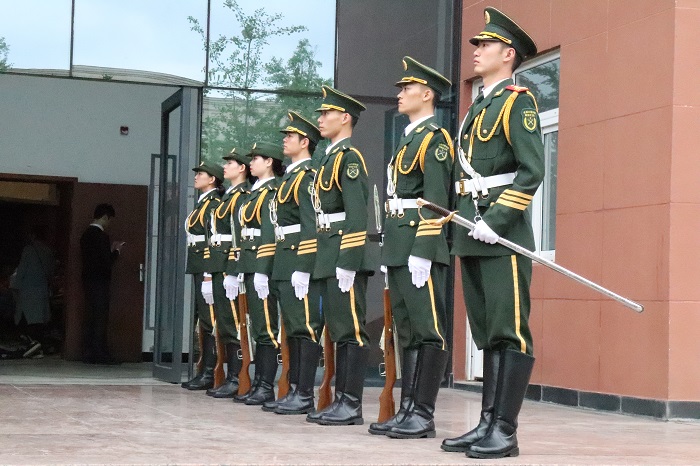 【国护】国旗护卫队完成“青春心向党•建功新时代”诗歌朗诵礼兵任务