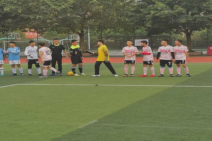 【外国语】外国语学院VS信息工程学院五人制足球比赛顺利进行