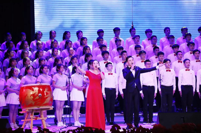 【外国语】外国语学院参加“壮丽七十年•奋斗新时代”主题歌咏活动校级汇演