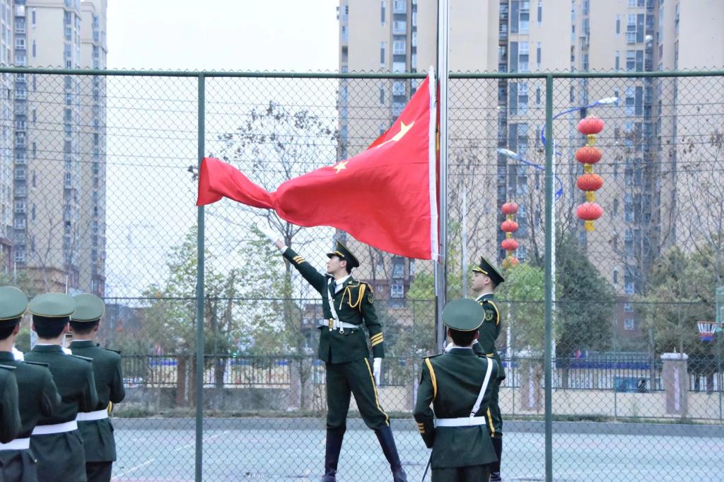 【国护】成都文理学院2021年春季学期开学升旗仪式圆满完成