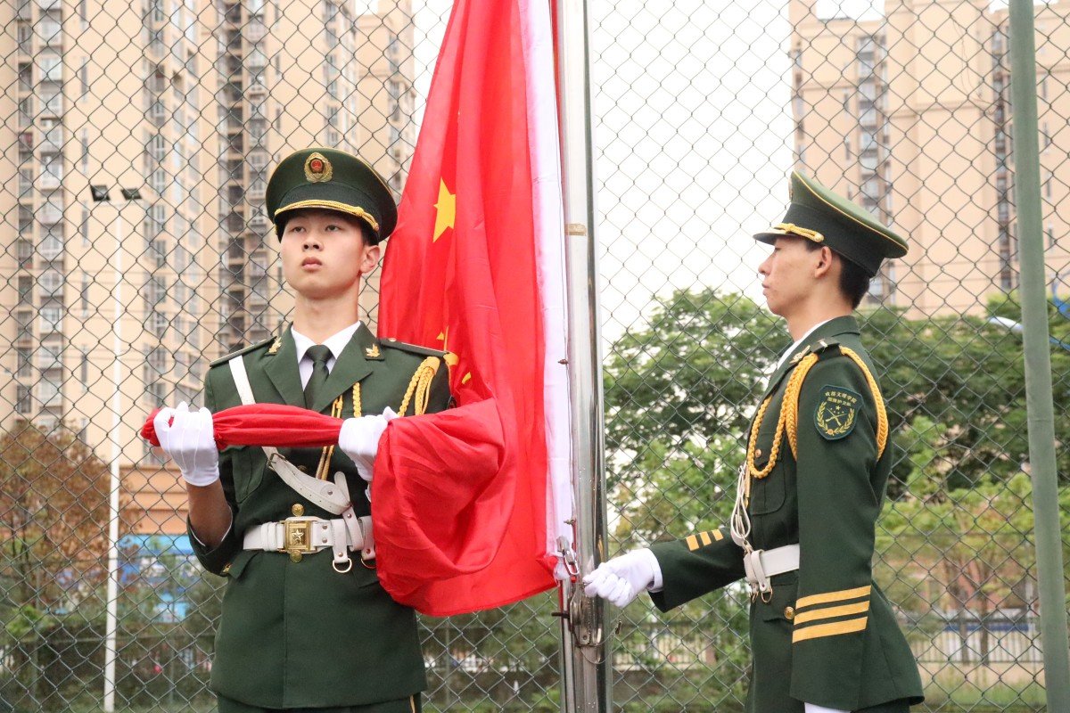 【国护】国旗护卫队完成第十三周升旗仪式