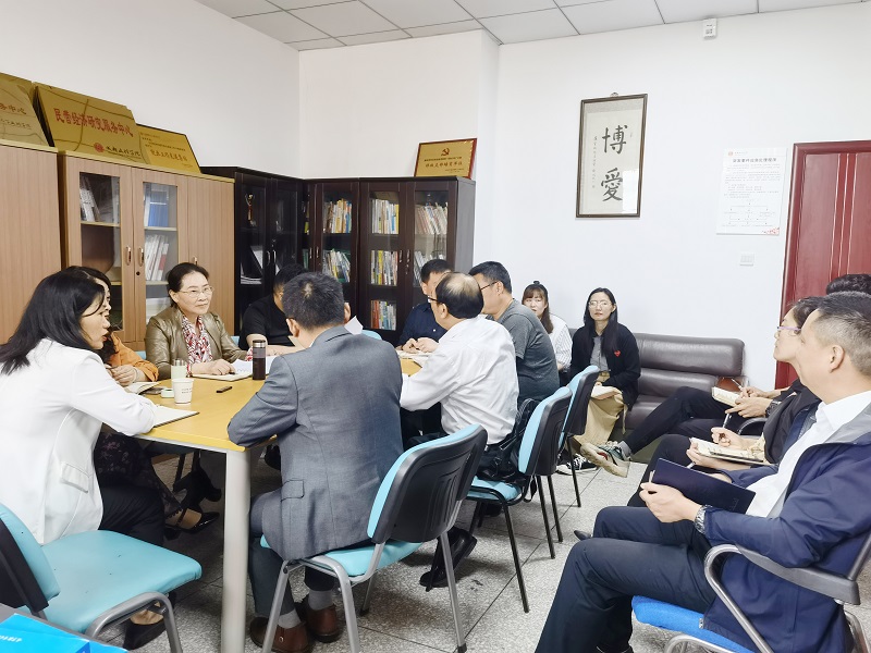 【经管】喻洪麟一行莅临经济管理学院调研指导工作