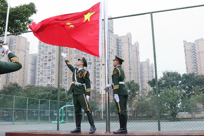 【国护】国旗护卫队举行第七周例行升旗暨预备队员首次早训