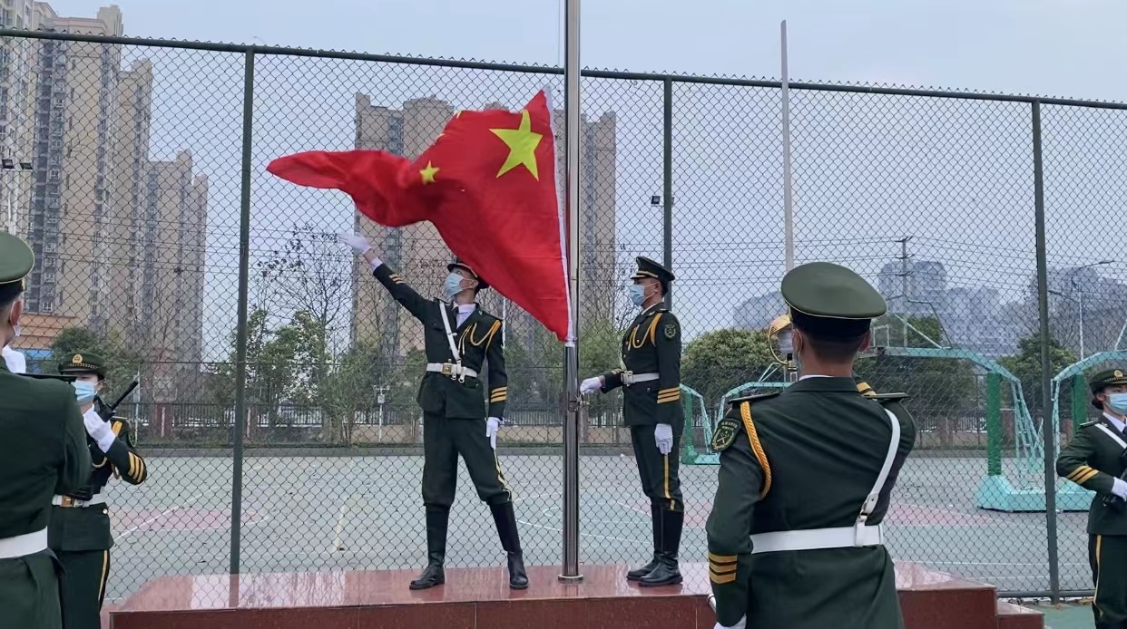 【国护】国旗护卫队完成成都文理学院第三周例行升旗仪式