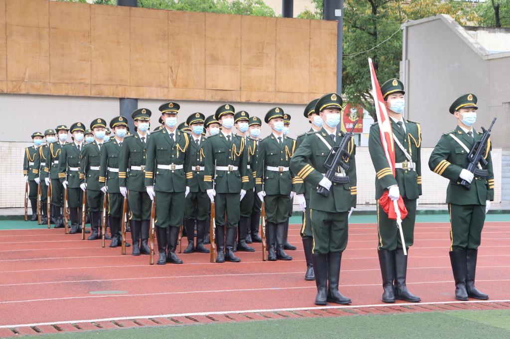 【国护】国旗护卫队完成成都文理学院第十一周例行升旗仪式