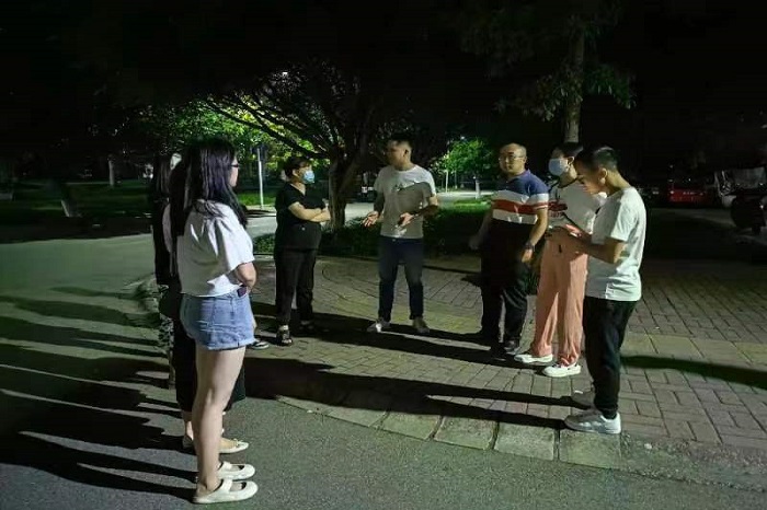【体护】体育与医护学院组织开展5月第二次夜间查寝活动