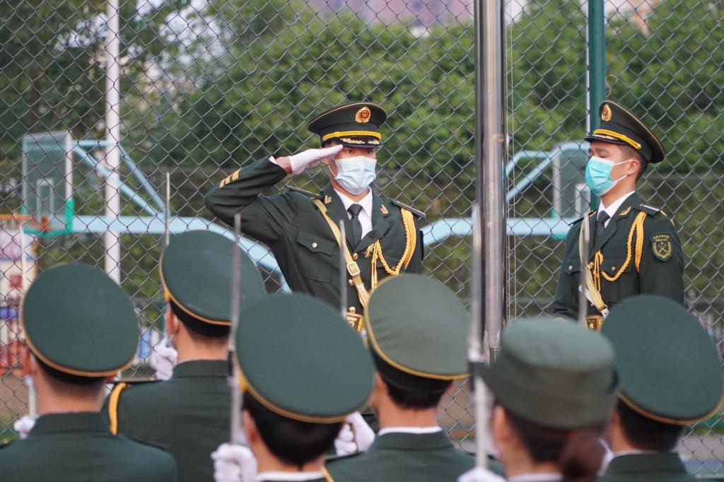 【国护】国旗护卫队完成成都文理学院第九周例行升旗仪式