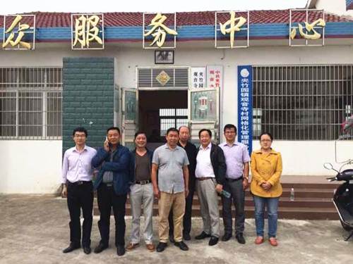 我校驻农村工作组赴对口村镇开展工作