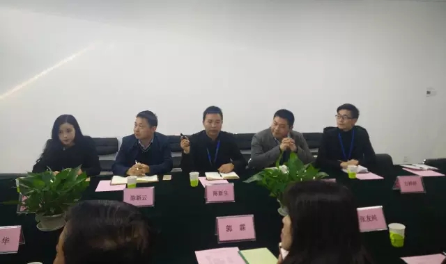 我校领导深入校企合作单位蓝鸥武汉中心洽谈合作