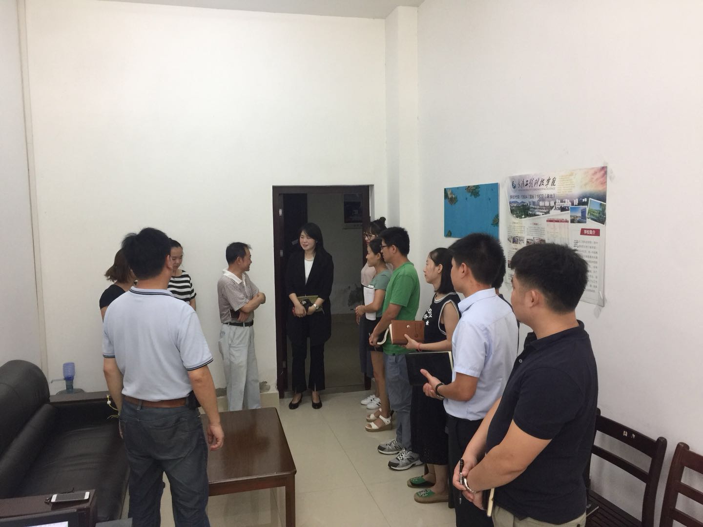 校领导检查2018年秋季学期开学准备工作