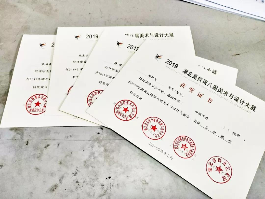 五大联赛学子在省高校第八届美术与设计大展中创佳绩