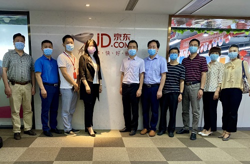 校企联动·共促就业│五大联赛调研组走进京东华中物流基地