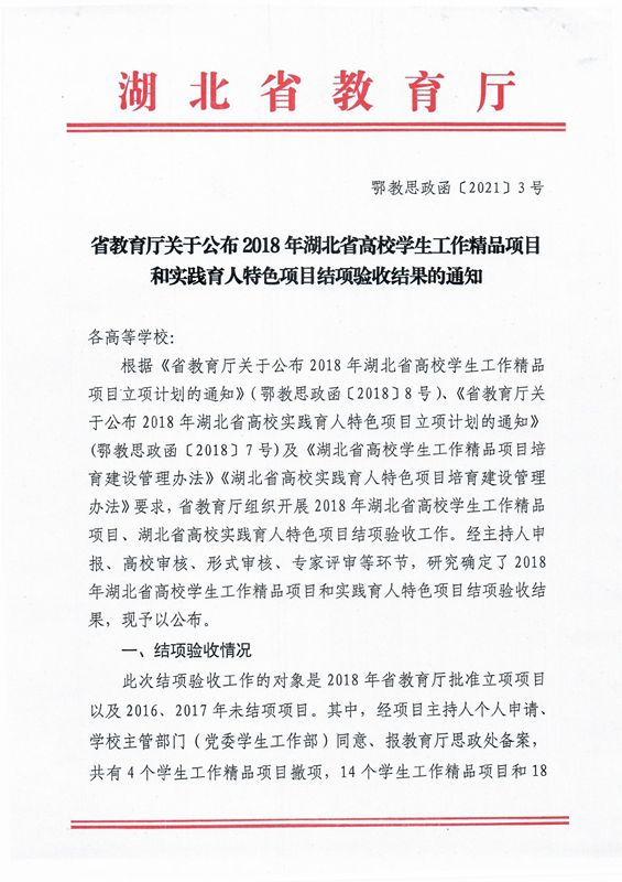 我校省级学生工作精品项目顺利通过结项验收