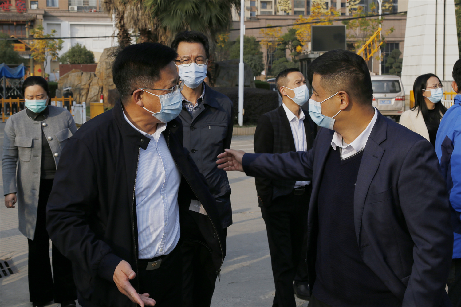 江夏区委副书记、区长张斐一行督查指导欧洲五大联赛官网疫情防控工作