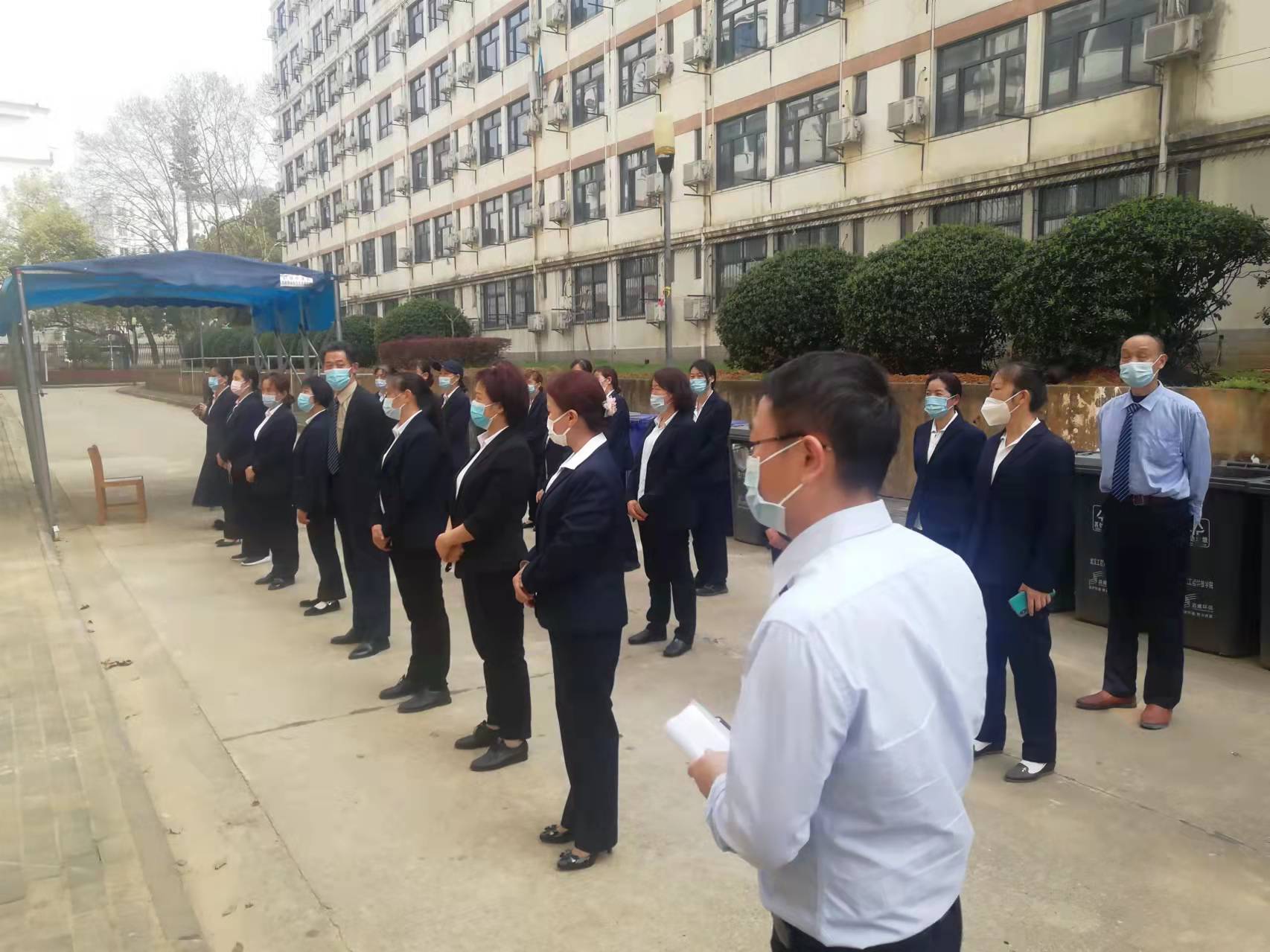 防疫演练!筑牢疫情防控线,静待学子归来!