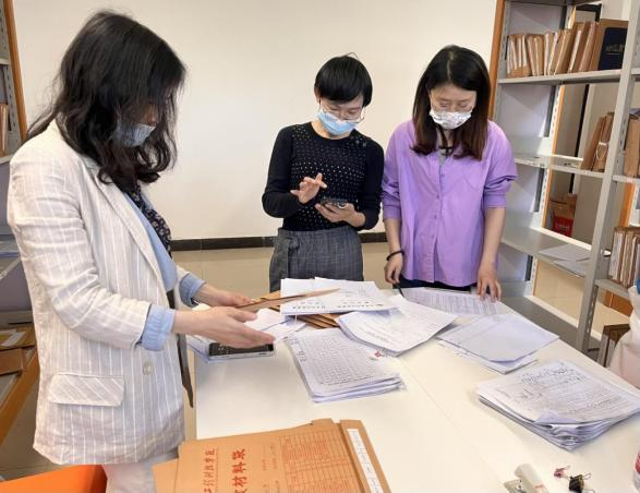 人文学院规范档案整理,完成材料归档