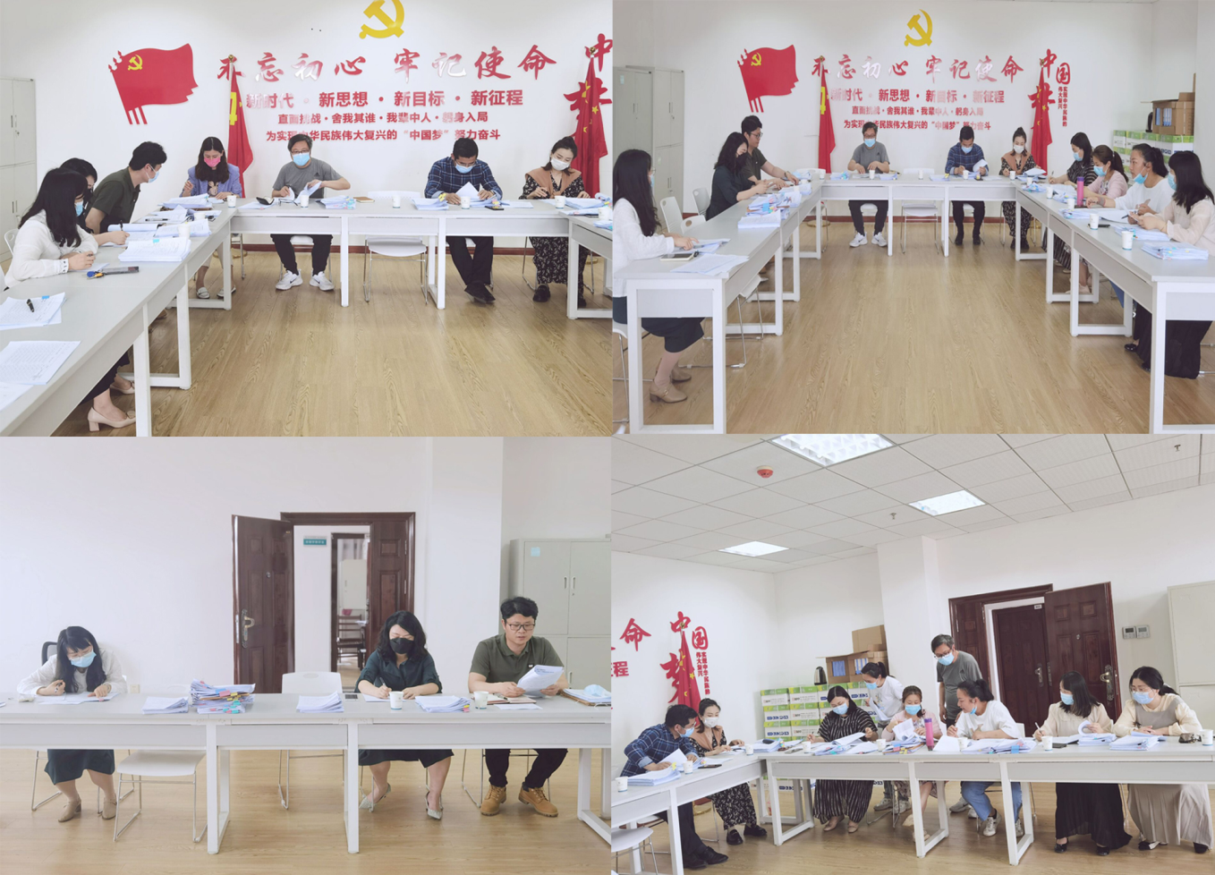 经管学院迎接学校2022届毕业设计(论文)中期检查