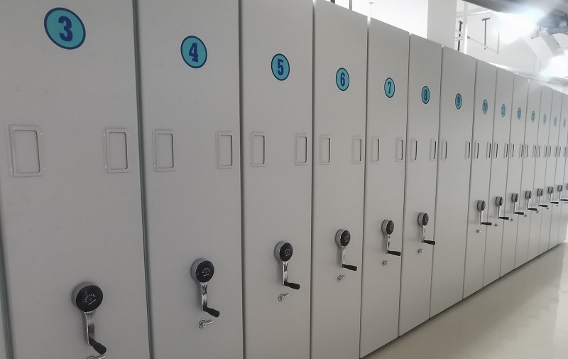 图书馆密集书库建成