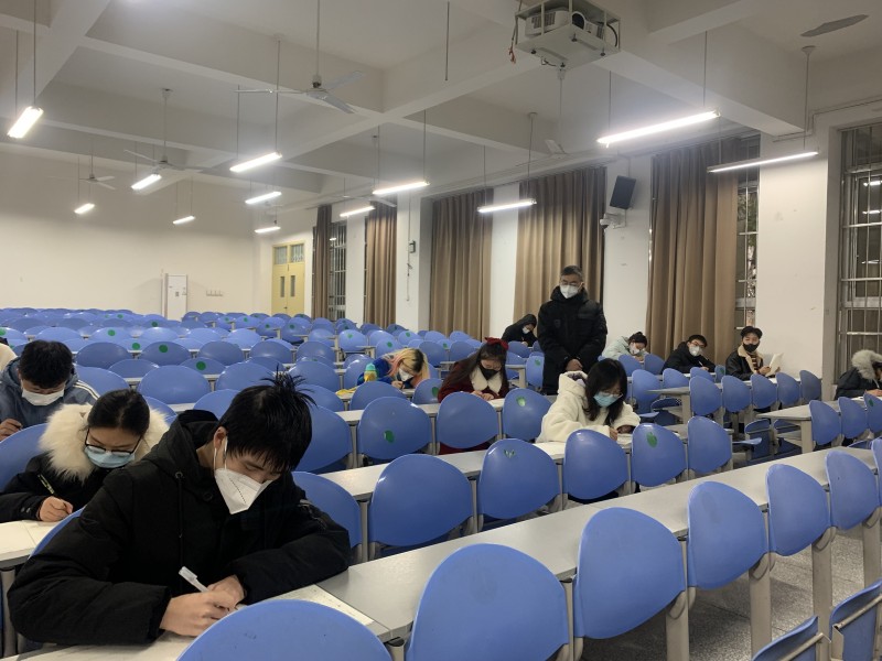 文法学院组织2022年秋季学期期末考试巡考工作