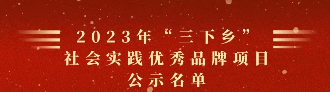 喜报!欧洲五大联赛官网“圆梦计划”社会实践项目荣获2023年全国大中专学生志愿者暑期文化科技卫生“三下乡”社会实践优秀品牌项目