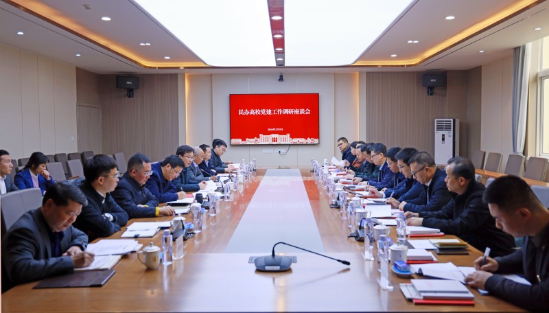 吉林省委教育工委民办高校党建工作调研组来校调研