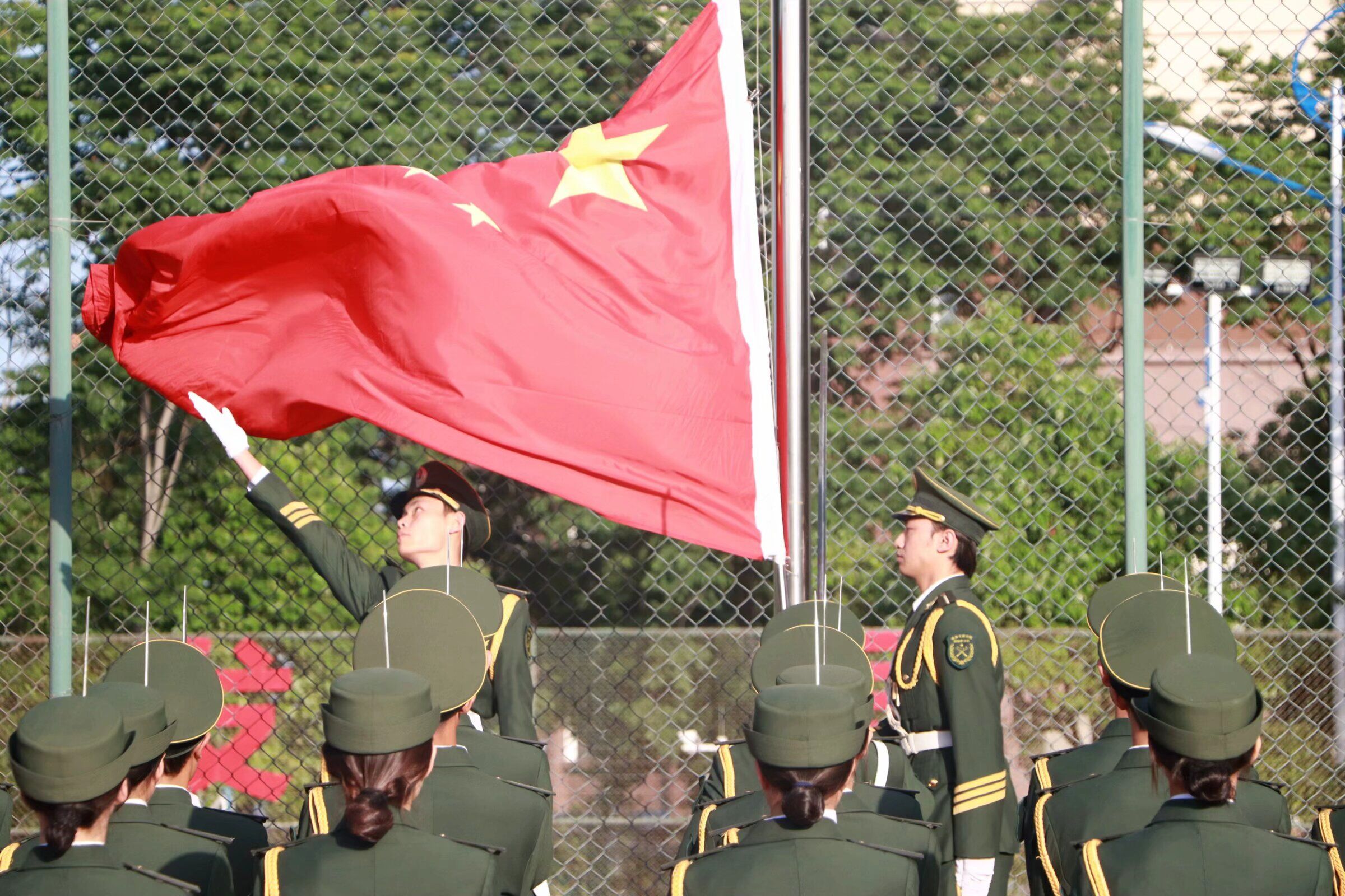 【国护】国旗护卫队完成成都文理学院第十一周例行升旗仪式