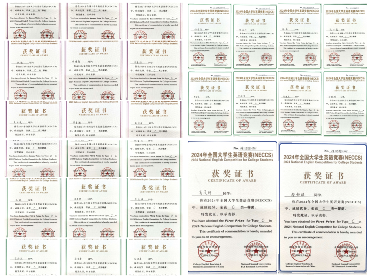 喜报!五大联赛学子在2024年度“全国大学英语竞赛”斩获佳绩