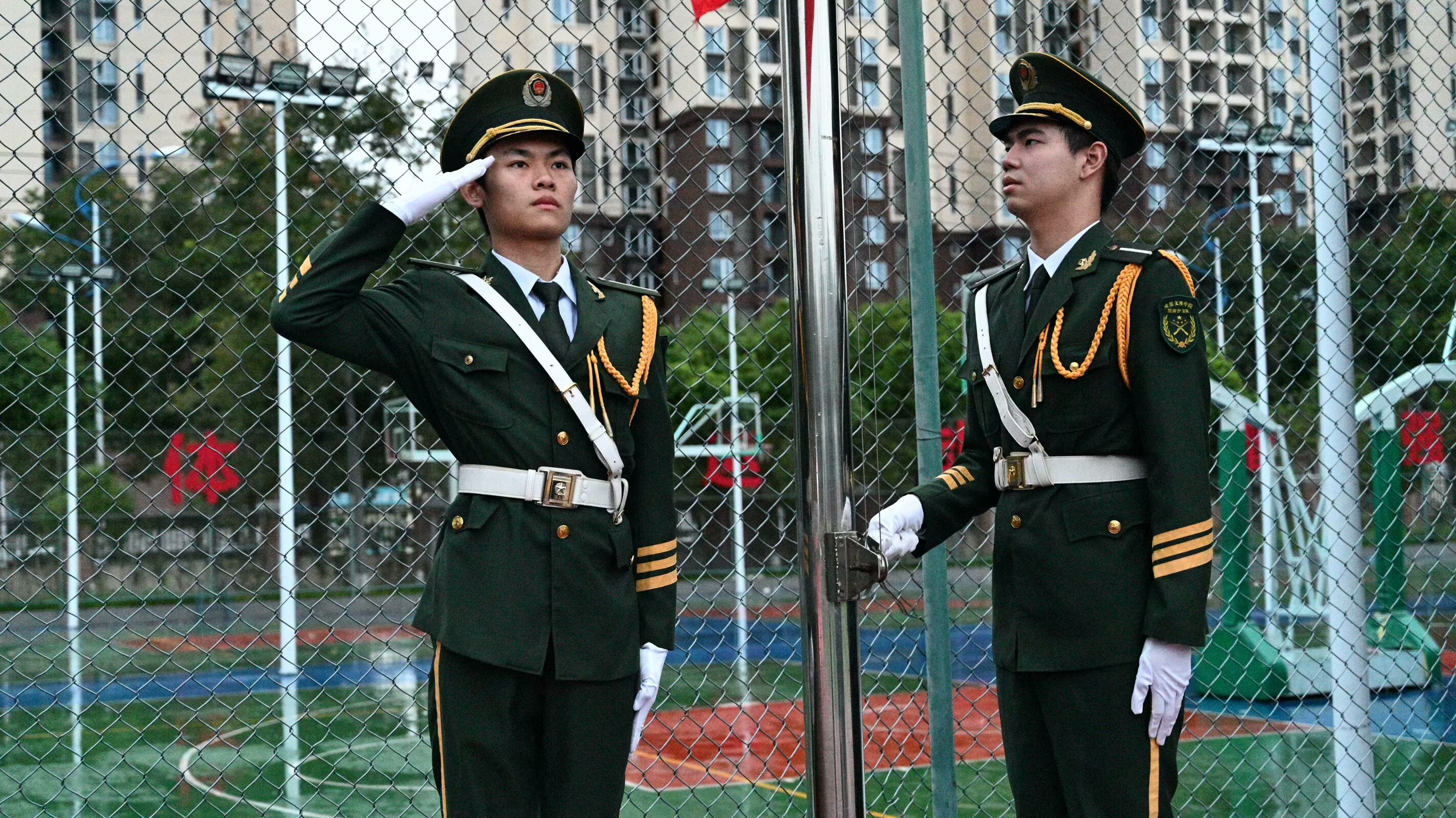 【国护】国旗护卫队完成成都文理学院第十周例行升旗仪式