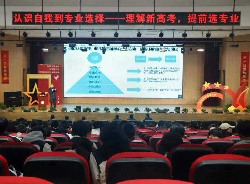 经济管理学院李瑞强一行前往青白江鸿鹄高中进行招生宣传