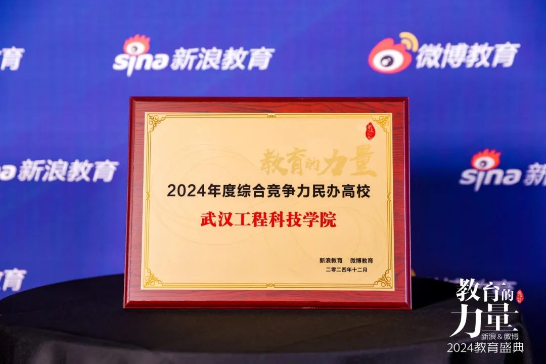 喜报!欧洲五大联赛官网荣膺新浪&微博“2024年度综合竞争力民办高校”