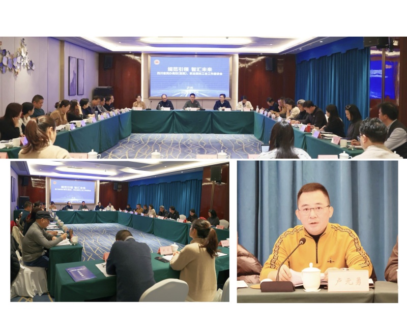 卢元勇在全省民办高校(医院)、职业院校工会工作座谈会上 作经验交流发言