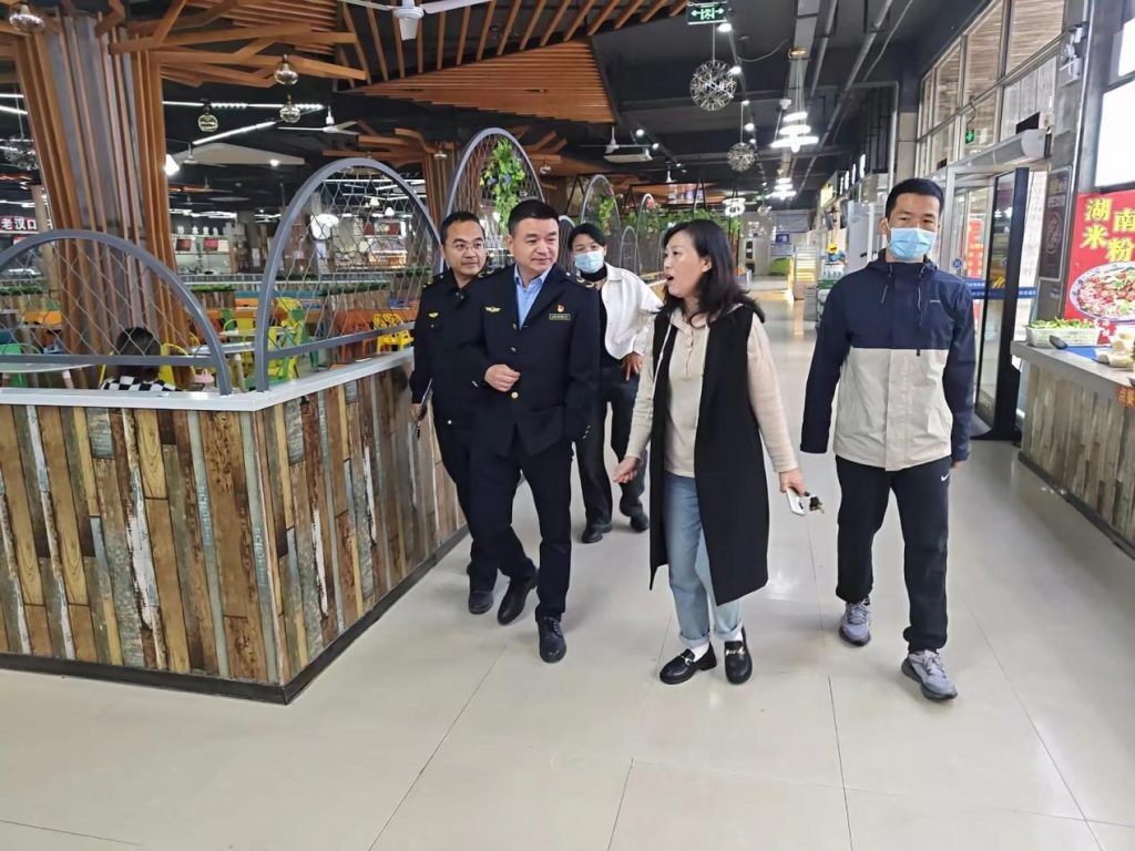 食品安全 | 江夏区市场监督管理局督查我校食品安全工作