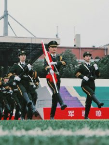 【国护】国旗护卫队举行成都文理学院第八周例行升旗仪式