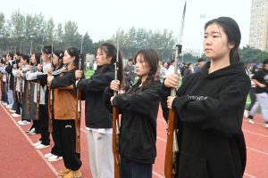 【国护】国旗护卫队进行2023级预备队员首次早训