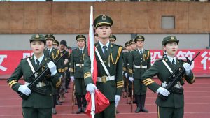 【国护】国旗护卫队完成成都文理学院第五周例行升旗仪式