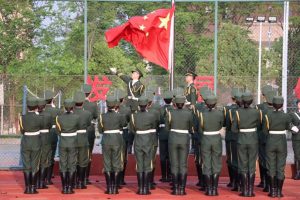【国护】国旗护卫队完成成都文理学院第六周例行升旗仪式