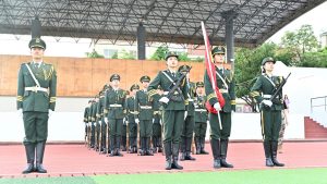 【国护】国旗护卫队完成成都文理学院第十六周例行升旗仪式