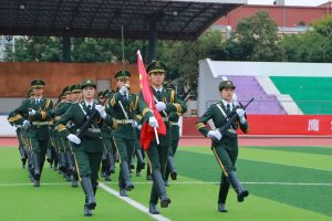 【国护】国旗护卫队完成成都文理学院第七周例行升旗仪式