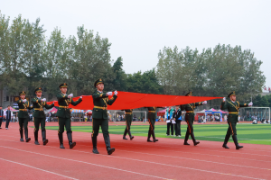 【国护】国旗护卫队参与第二十一届师生运动会开幕式出旗暨定点升旗仪式