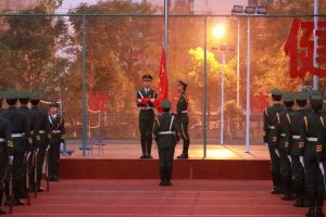 【国护】国旗护卫队完成成都文理学院第十四周例行升旗仪式